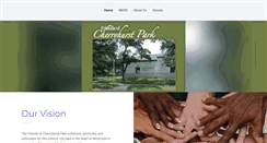 Desktop Screenshot of friendsofcherryhurstpark.org